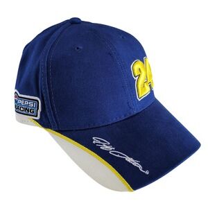 Chase Authentics Jeff Gordon #24 Pepsi Racing NASCAR Baseball Hat Cap Blue White
